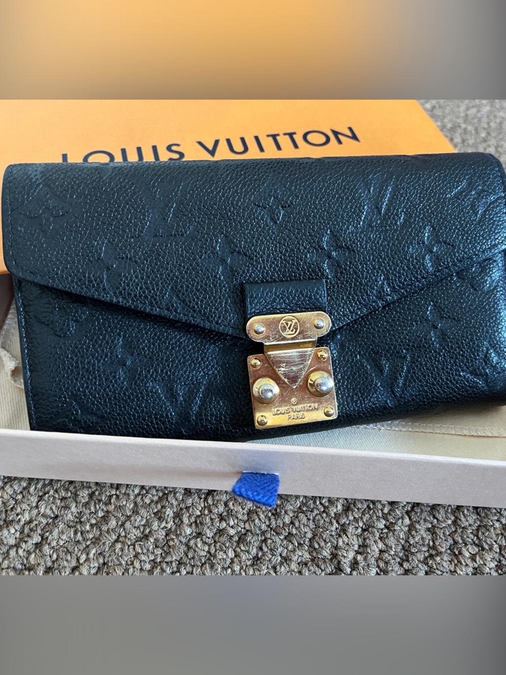 Louis Vuitton Monogram Empreinte Mètis Wallet